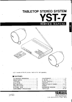 Yamaha YST-7 - Service Manual 